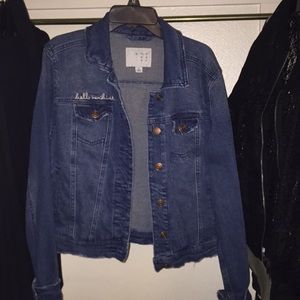 Hello sunshine jean jacket